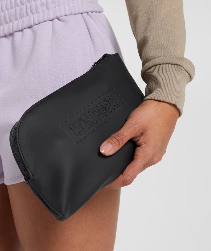 Gymshark Everyday Wash Bag Black | CA 7160AN